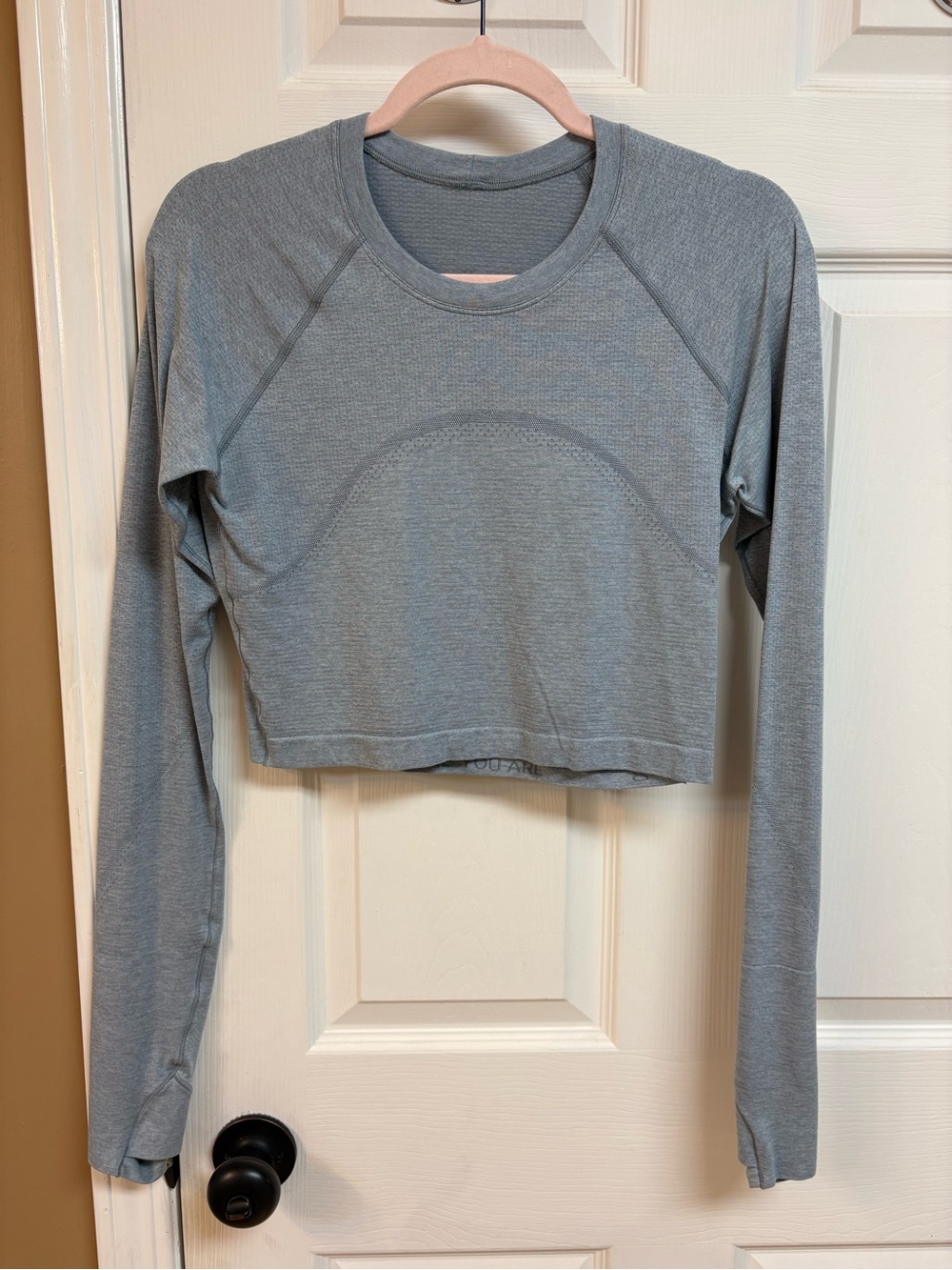 Lululemon Swiftly Tech Crop LS